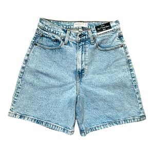 NWT Abercrombie & Fitch Curve Love 7” Dad Shorts